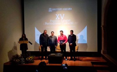 Entregaron el XV Premio Estatal de Periodismo Cultural 2017 Juan Ignacio Mara de Castorena.