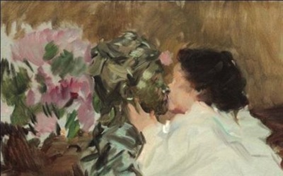 El beso de Elena, la hija de Sorolla, busca comprador en Christies