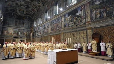 El Vaticano cambia la luz y la climatizacin de la Capilla Sixtina