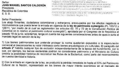 La comunidad cientfica pide al presidente de Colombia que pare la ley de Patrimonio