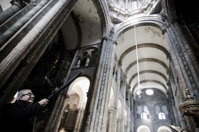 La catedral de Santiago hace agua