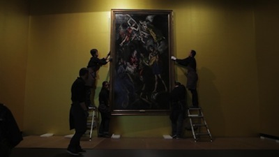 Colgando a El Greco en Toledo