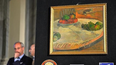 Dos cuadros de Gauguin y Bonnard robados en los 70 en Londres... adornaban la cocina de un obrero italiano!