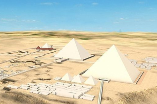 Visita las pirmides de Giza en 3D