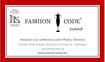 El Museo Art Nouveau y Art Dco acoger una conferencia sobre Moda y Derecho