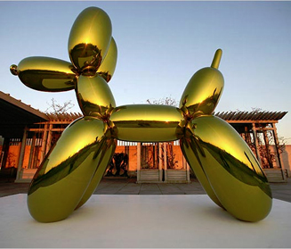 Jeff Koons reclama la propiedad intelectual de los perritos-globo