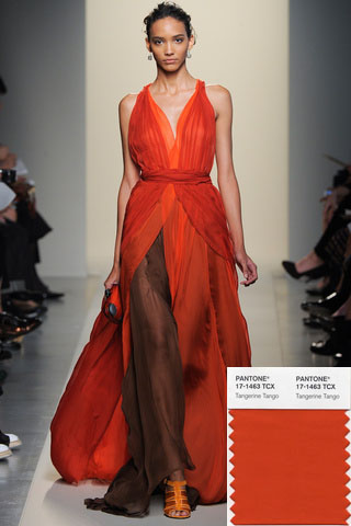 Mandarina Tango, el color de moda del 2012