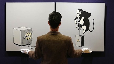 Una obra de Banksy, vendida en Londres por 161.000 euros