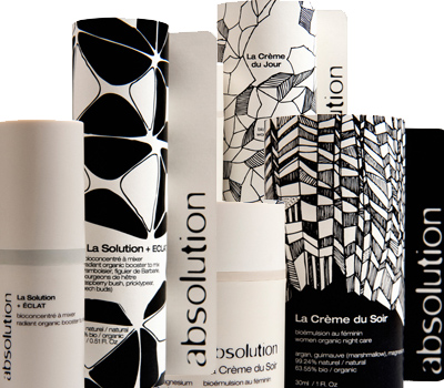 Eco-lujo y packaging Arty: ABSOLUTION