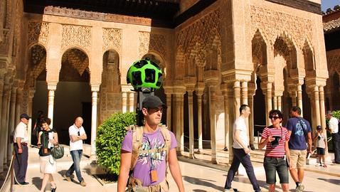 Google fotografa en 360 por primera vez un monumento espaol, la Alhambra