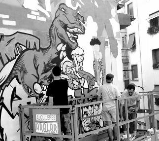 El graffiti muestra sus conexiones con el arte contemporneo en el Centro Huarte