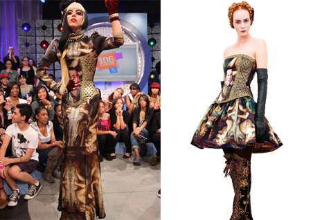 Lady Gaga con la moda espaola