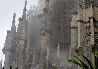 La Sagrada Familia reforzar las medidas de seguridad a raz del incendio