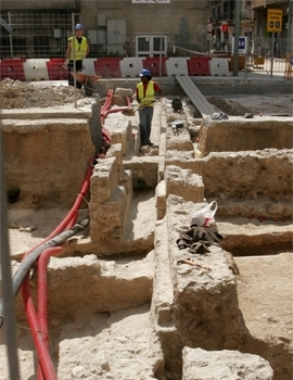 Destruyen restos romanos antes de acabar la excavacin