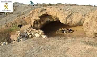 Detienen a un hombre tras saquear un yacimiento arqueolgico en el sur de Tenerife