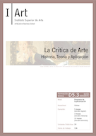 D05.03. La Crtica de Arte. Historia, Teora y Aplicacin.