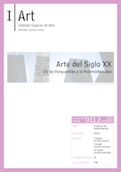 D11.02. Arte del Siglo XX - De las Vanguardias a la Postmodernidad.