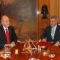 El Presidente del Congreso es recibido por S.M eL Rey